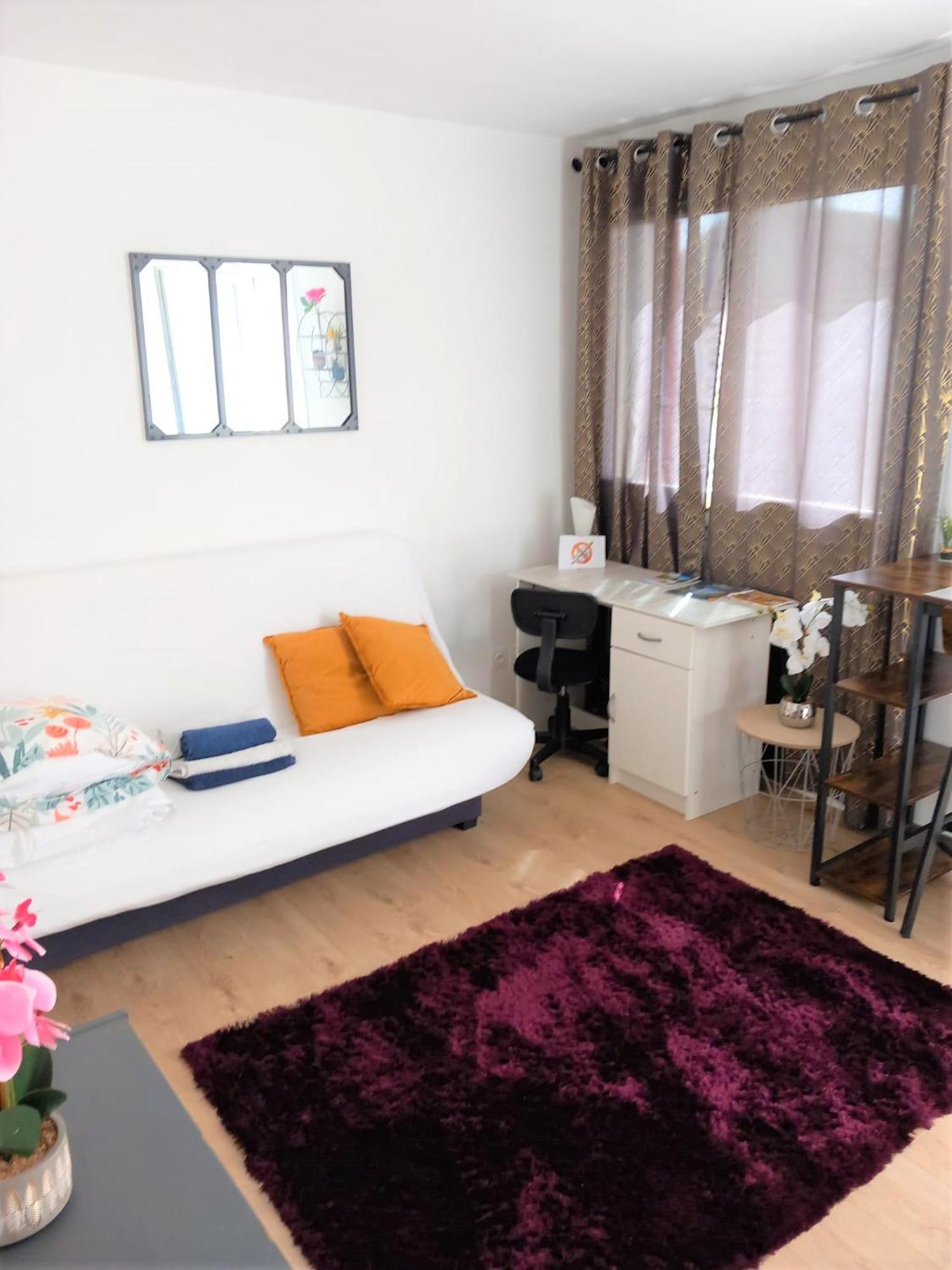 Le Zen -Studio Tout Equipe- Wifi Fibre- Centre Ville Avec Parking Tarbes Ngoại thất bức ảnh